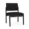 Lesro Lenox Steel Armless Guest Chair, Black/Onyx Seat, Black/Onyx Back, 22.5 W 24.5 L 32 H, No Arms LS1102 - alternate 1